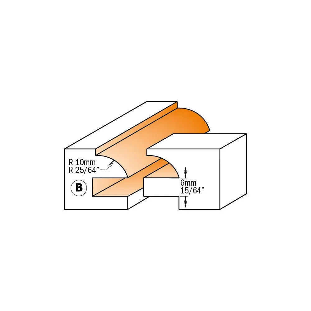 CMT 891.501.11 - RAIL & STILE ROUTER BIT SET CMT