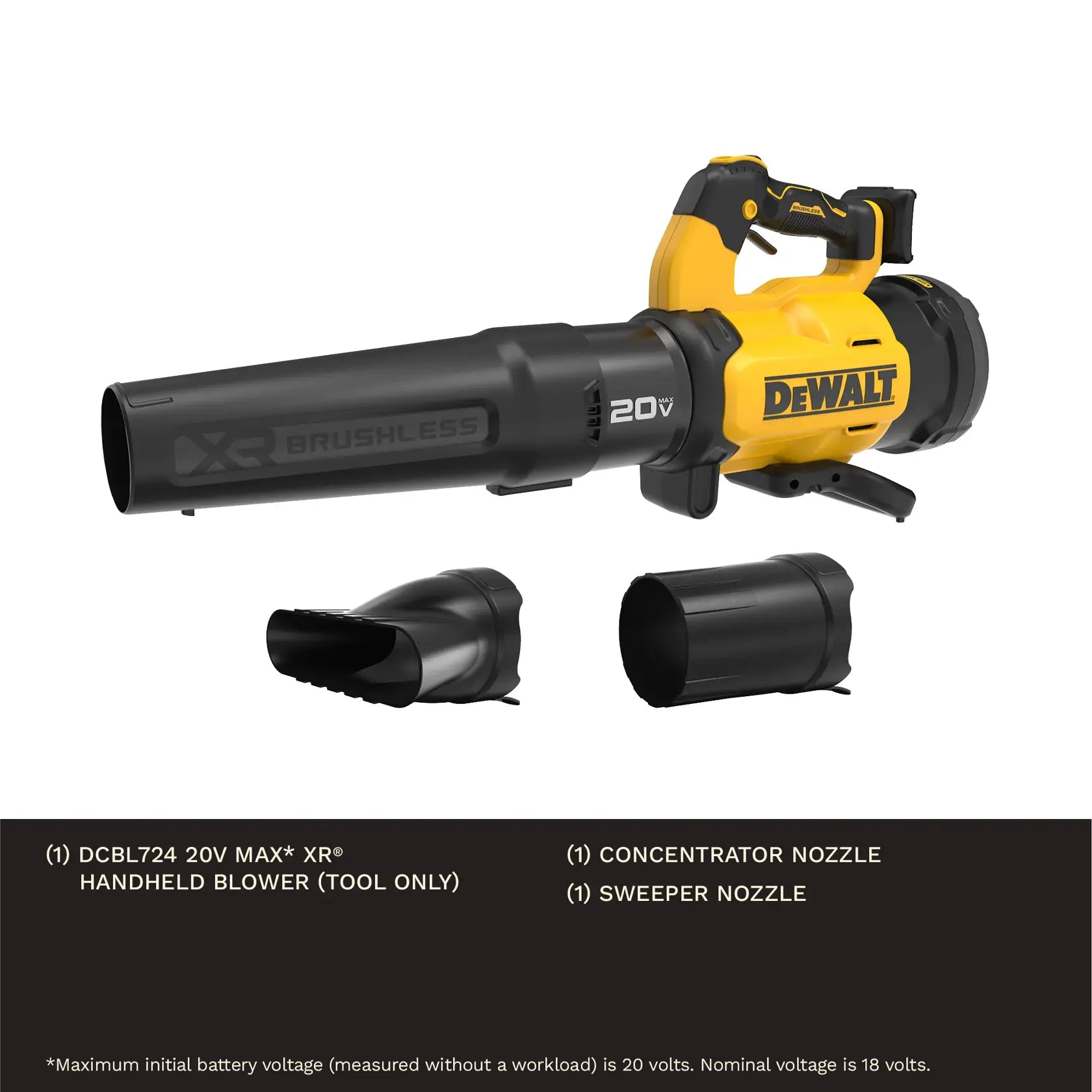 DEWALT DCBL724B - 20V MAX* XR® Brushless Cordless Blower