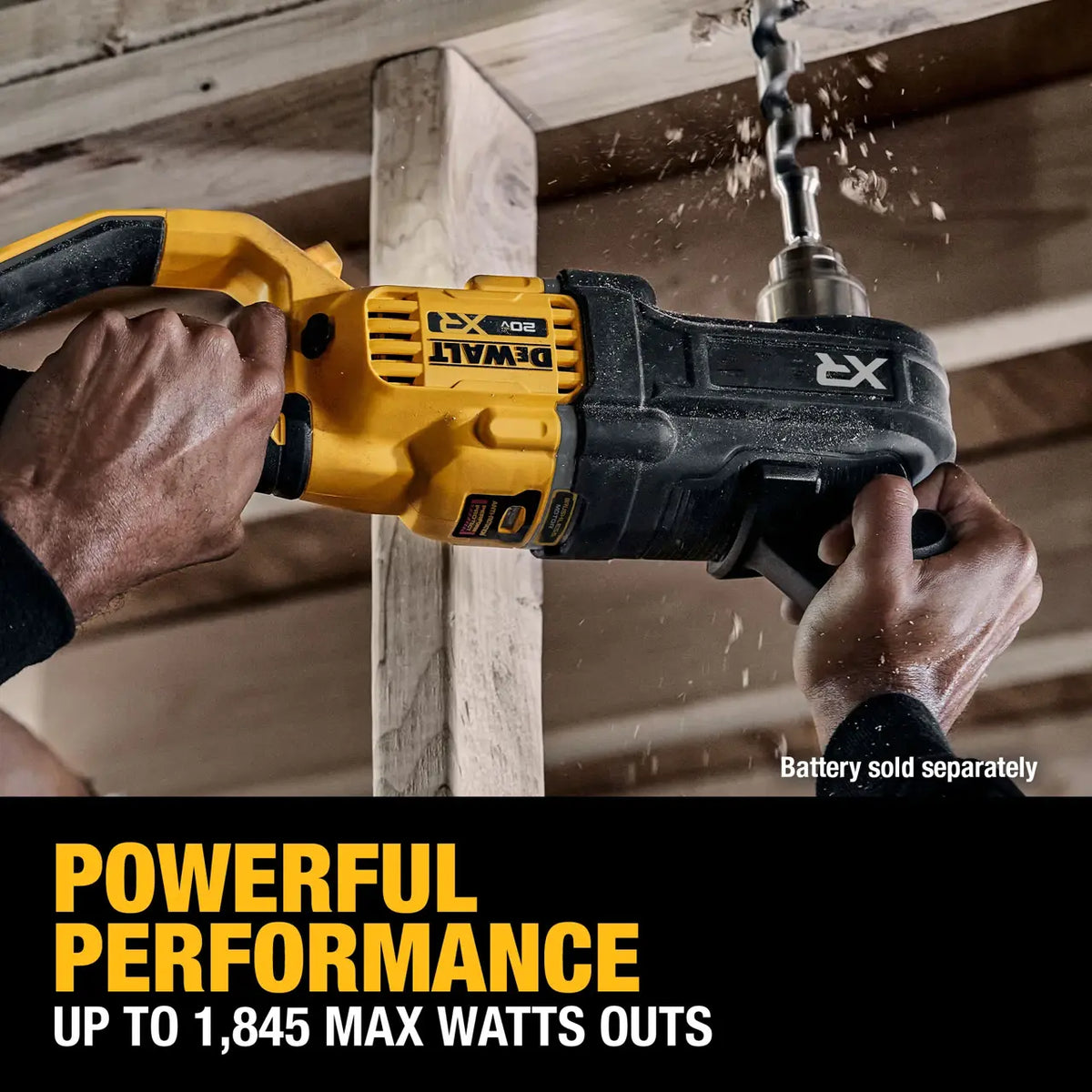 DEWALT DCD446B - 20V MAX* XR® Brushless Cordless 1/2 in. Compact Stud & Joist Drill