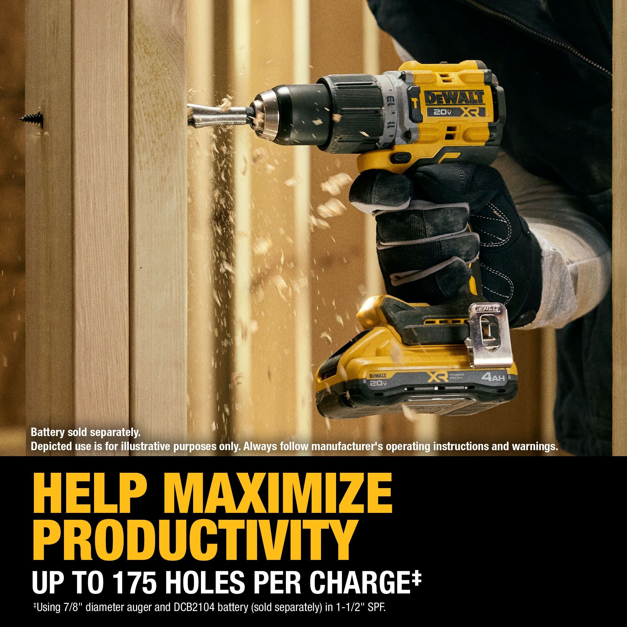 DEWALT DCD806B – DEWALT 20V MAX* XR® Brushless Cordless 1/2 in. Hammer Drill (Tool Only) DEWALT