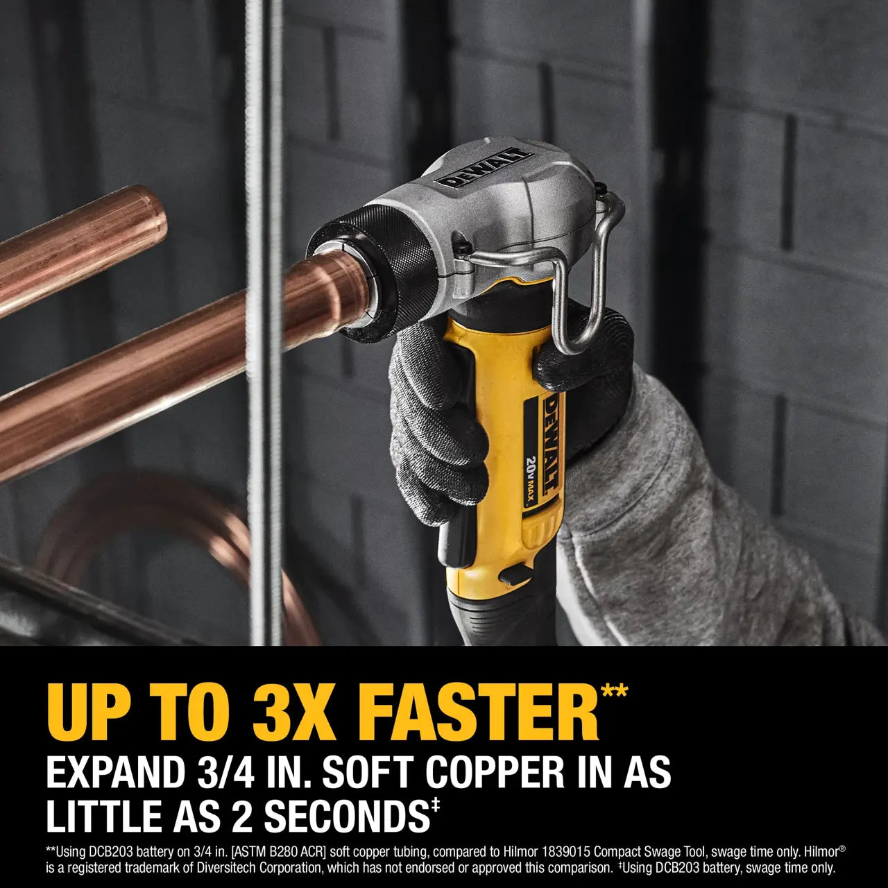 DEWALT DCE450D1 - 20V MAX* Copper Swage Tool Kit