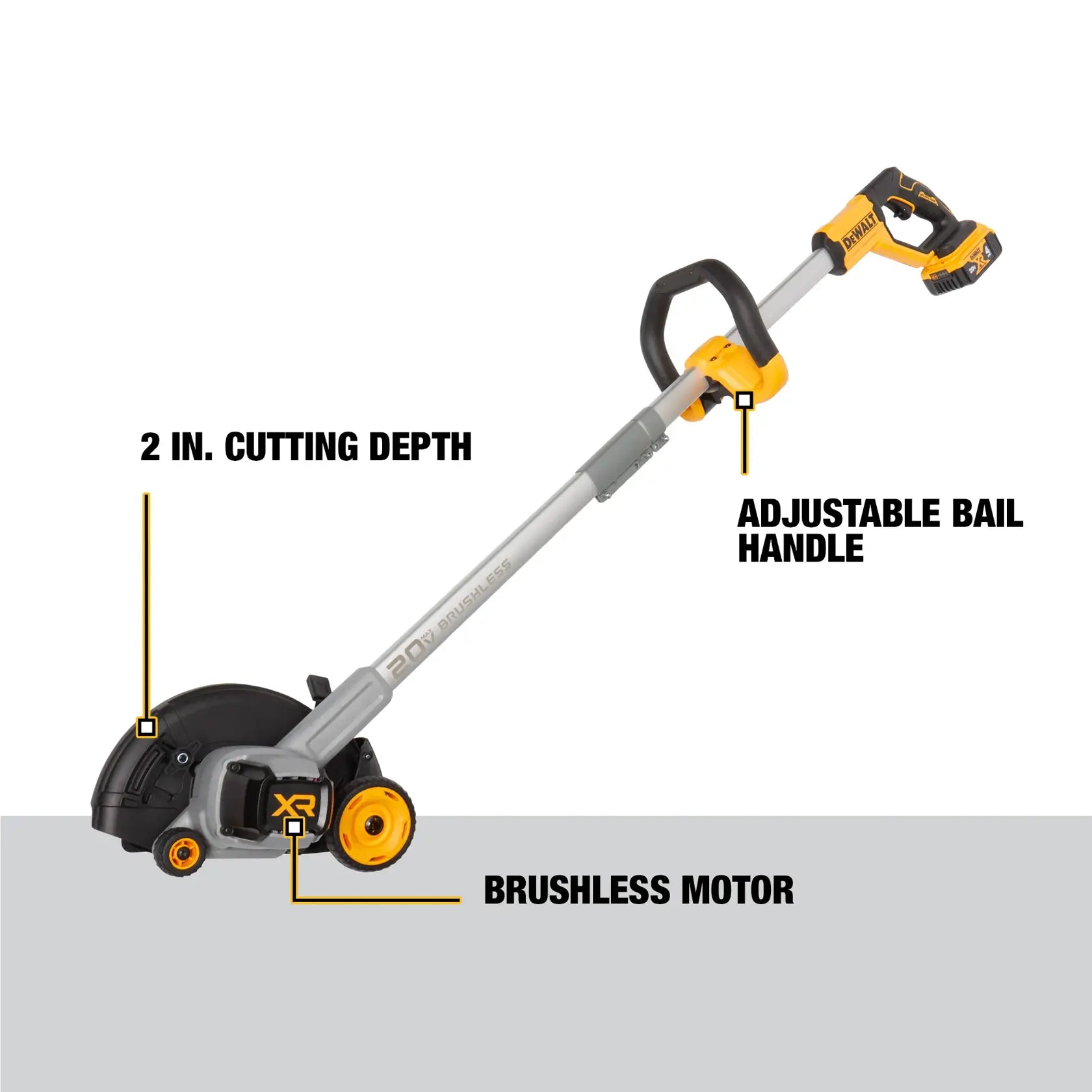 DEWALT DCED400M1 - 20V MAX Brushless Cordless Edger Kit