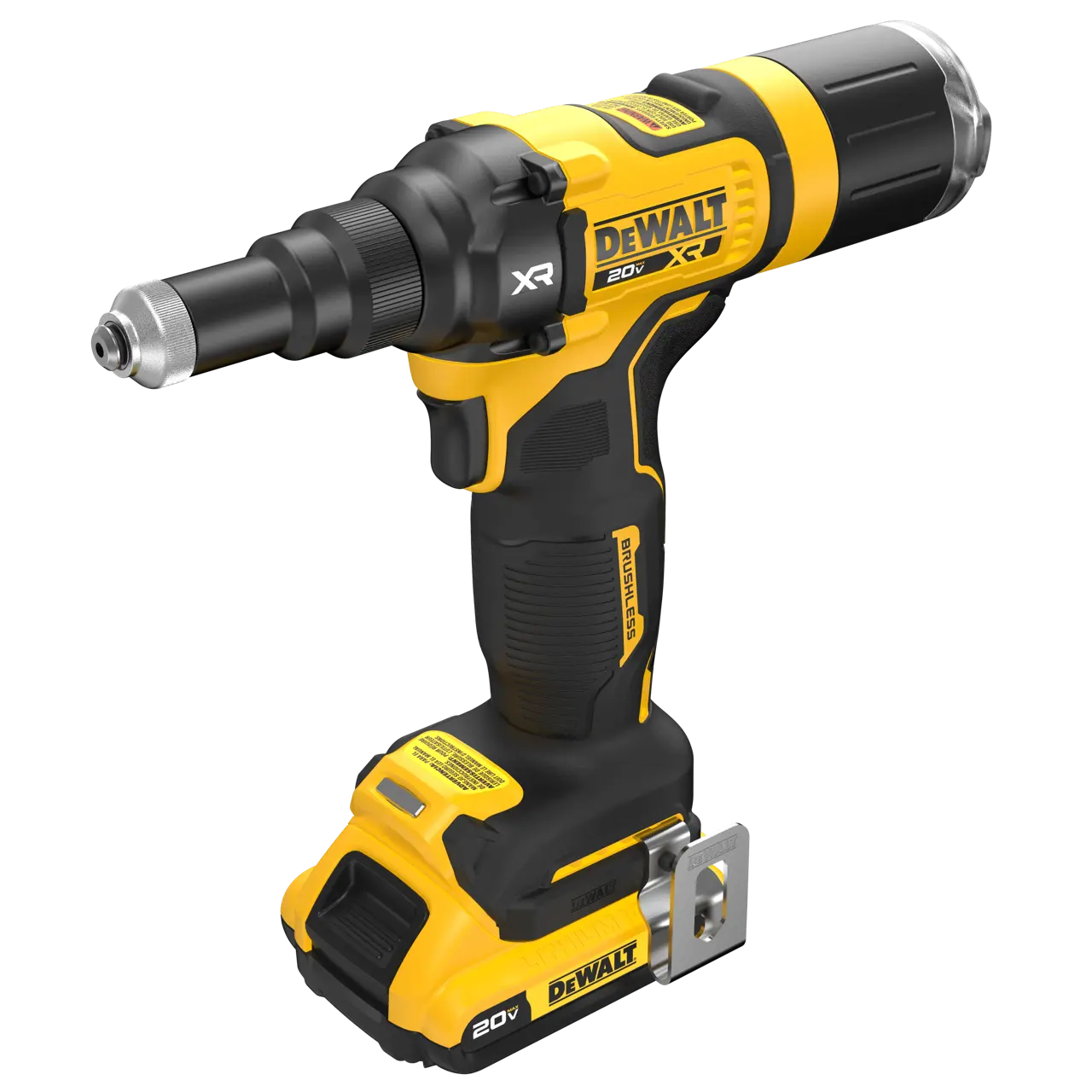 DEWALT DCF403D1 - 20V MAX* XR® Brushless Cordless 3/16-In. Rivet Tool Kit