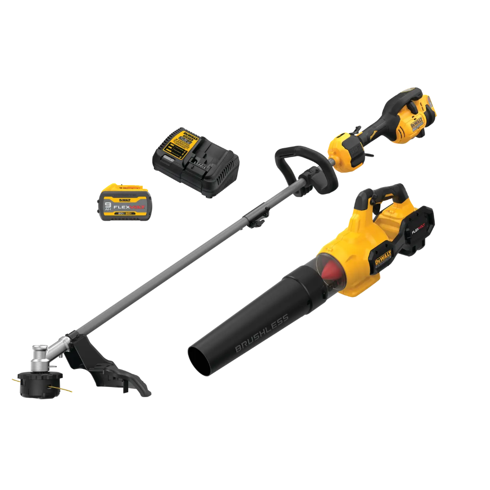 DEWALT DCK0266X1 - 60V MAX* 17-in. Brushless Cordless Attachment Capable String Trimmer and Handheld Axial Blower Combo Kit