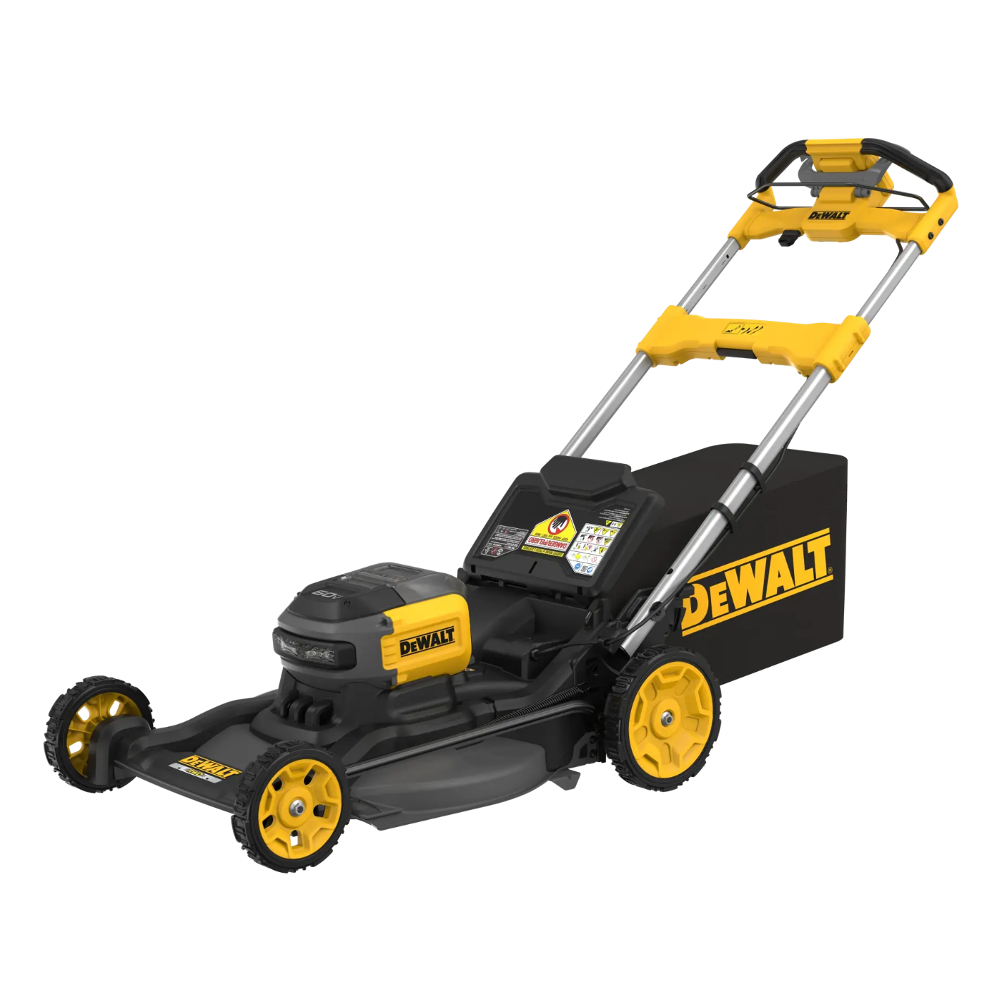 DEWALT DCMWSP700Y2 - 60V MAX 21-in. Brushless Cordless RWD Self-Propelled Lawn Mower Kit