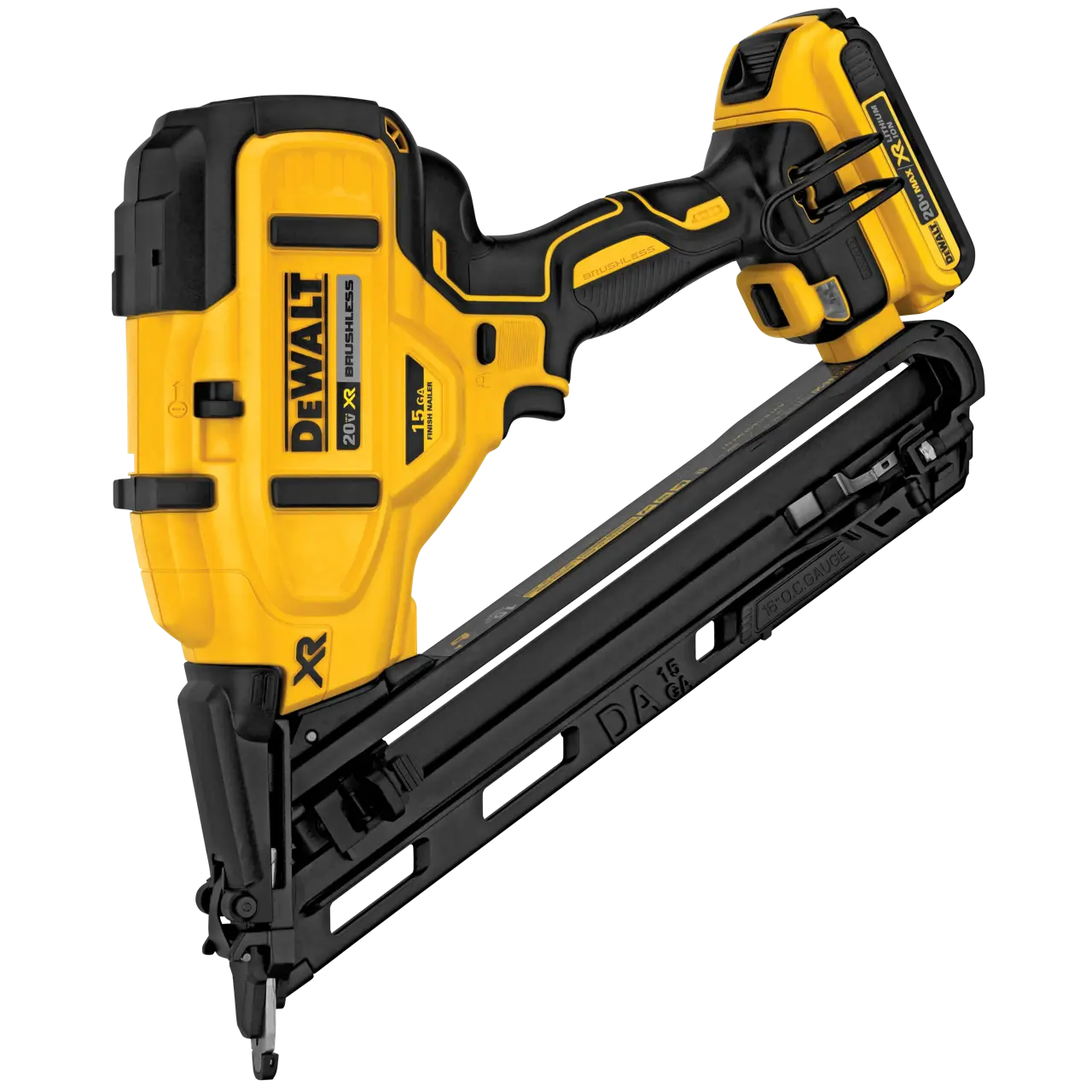 DEWALT DCN650D1 - 20V MAX** XR® 15 ga Cordless Angled Finish Nailer Kit