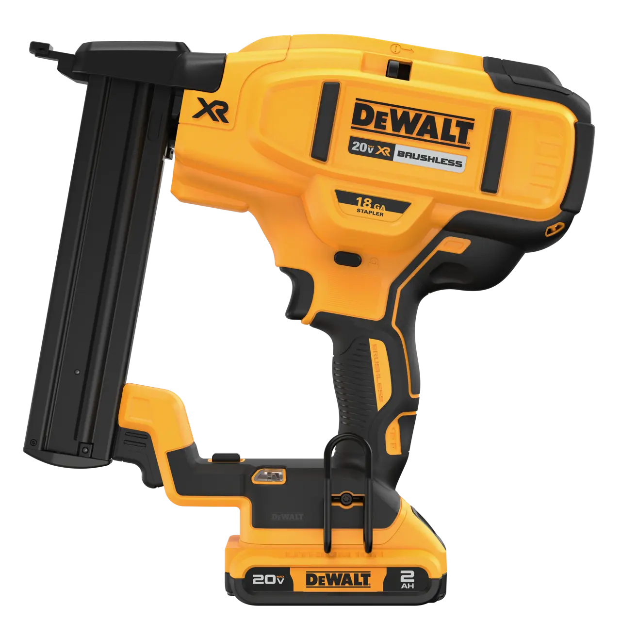 DEWALT DCN681D1 - 20V MAX* XR® 18 ga cordless narrow crown stapler kit