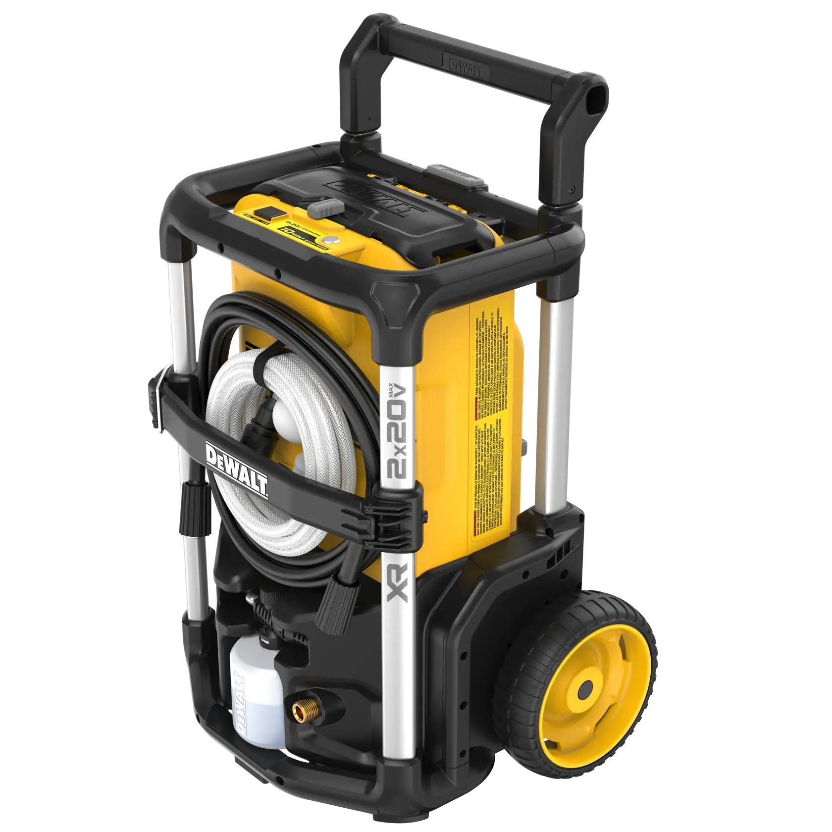 DEWALT DCPW1600Y2 - 2X20V MAX 1,600 MAX PSI 1.2 GPM Brushless Cordless Pressure Washer Kit