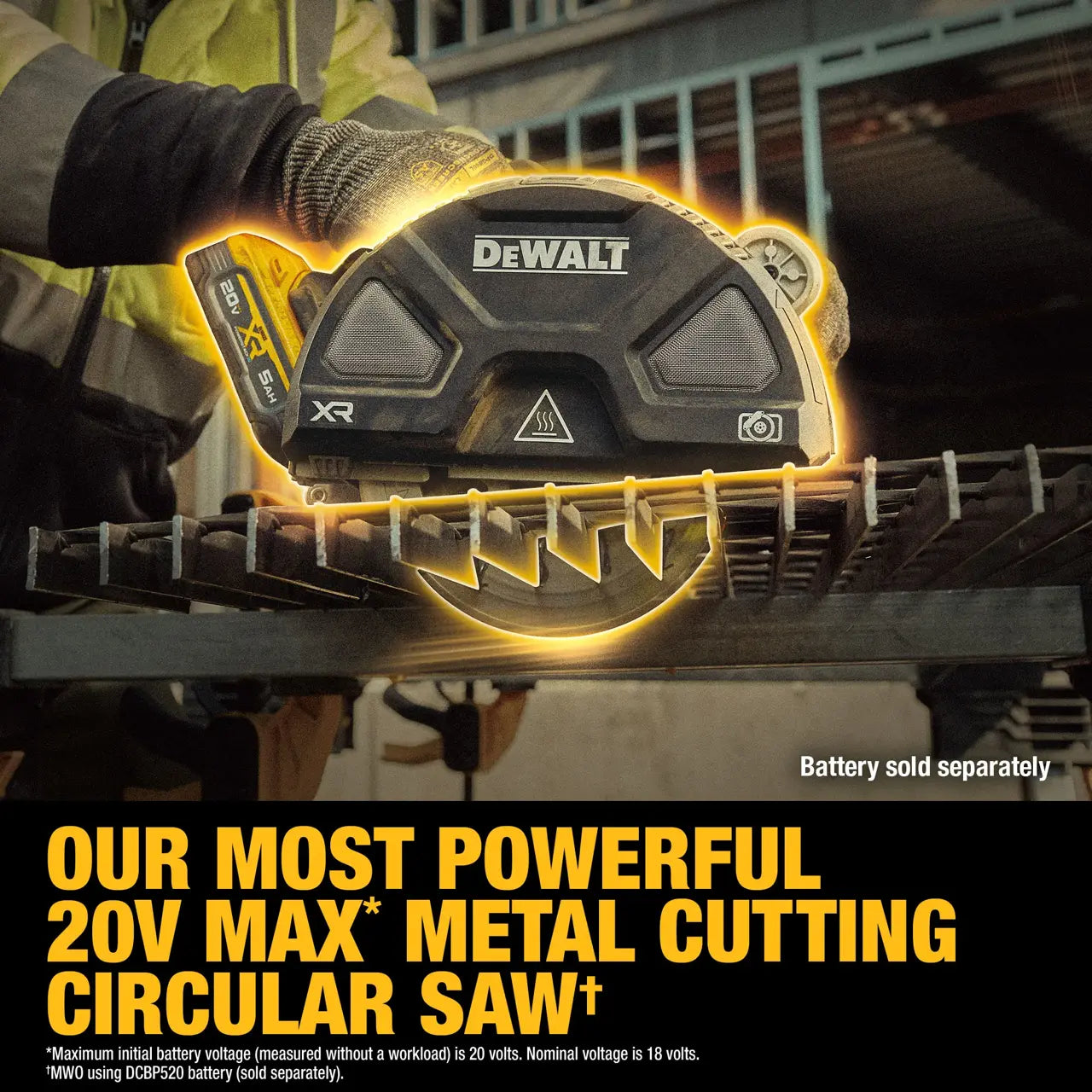 DEWALT DCS383B - 20V MAX* XR® 7-1/4-In. Metal Cutting Circular Saw