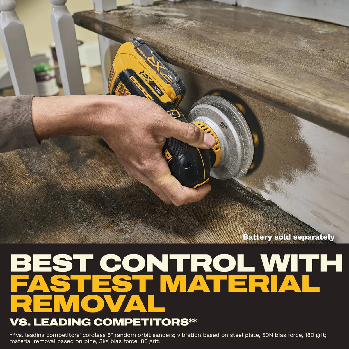 DEWALT DCW211B - 20V MAX* XR® 5-in Random Orbit Sander