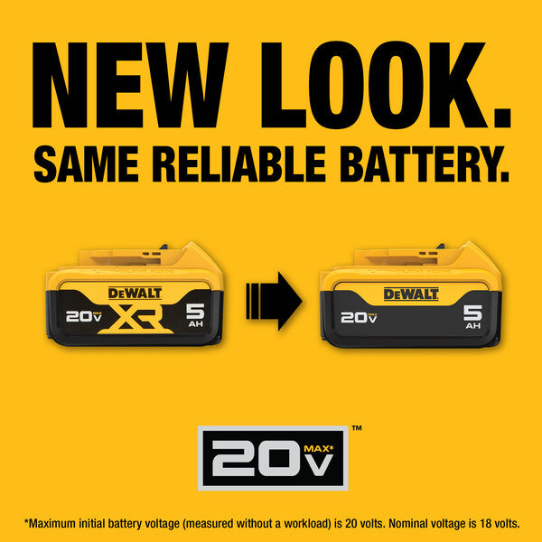 DEWALT DCB205-2-20V MAX* XR 20V Battery, 5.0-Ah, 2-Pack - Wise Line Tools