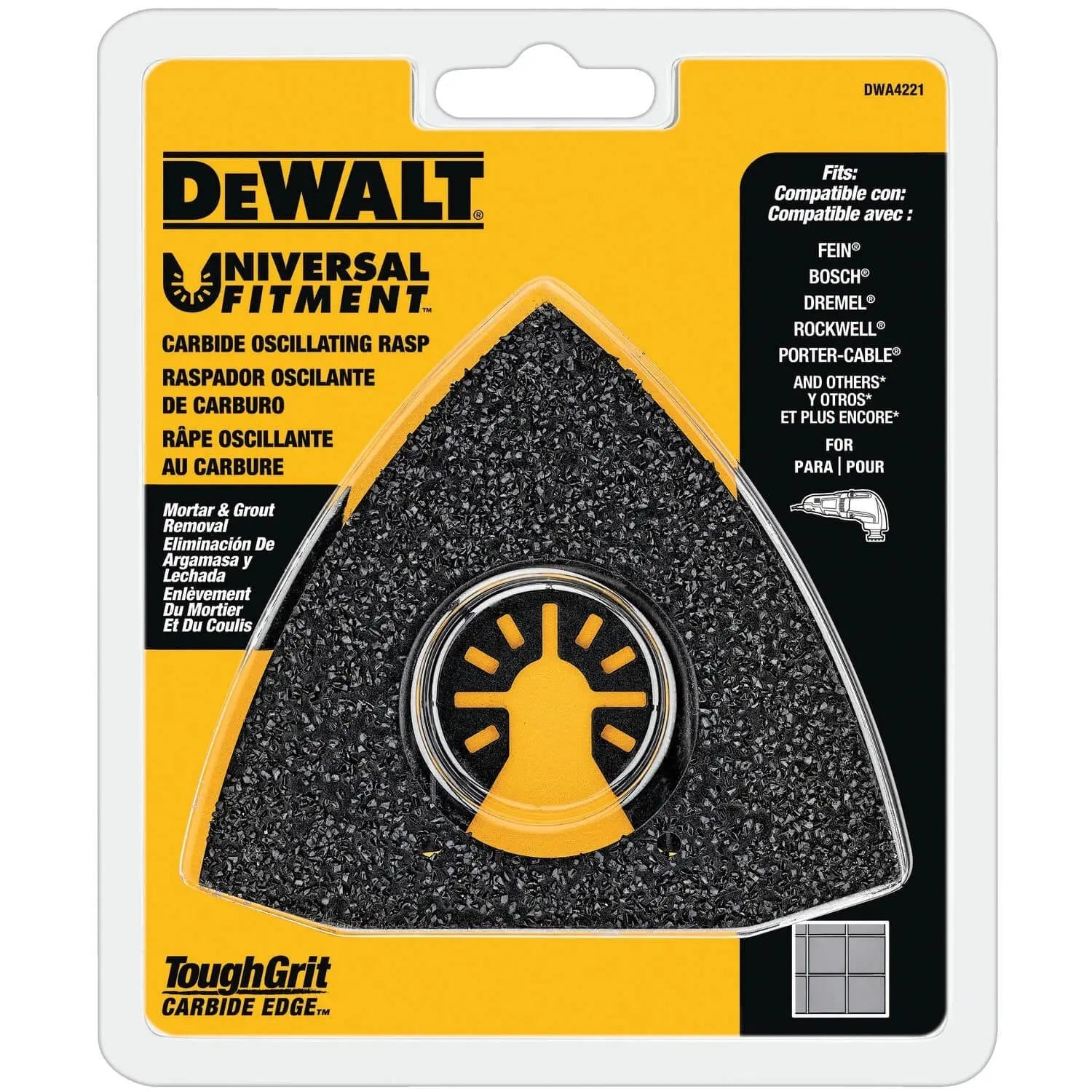 DEWALT DWA4221-Oscillating Tool Blade, Carbide Rasp - Wise Line Tools