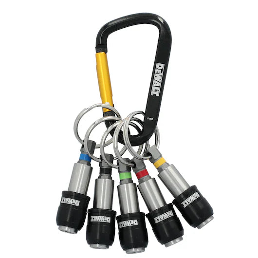 DeWalt DWAFHLDKC5 - Keyring Bit Holder Set