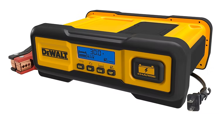 DEWALT DXAEC100 - 30 Amp Battery Charger, 3 Amp Battery Maintainer with 100 Amp Engine Start