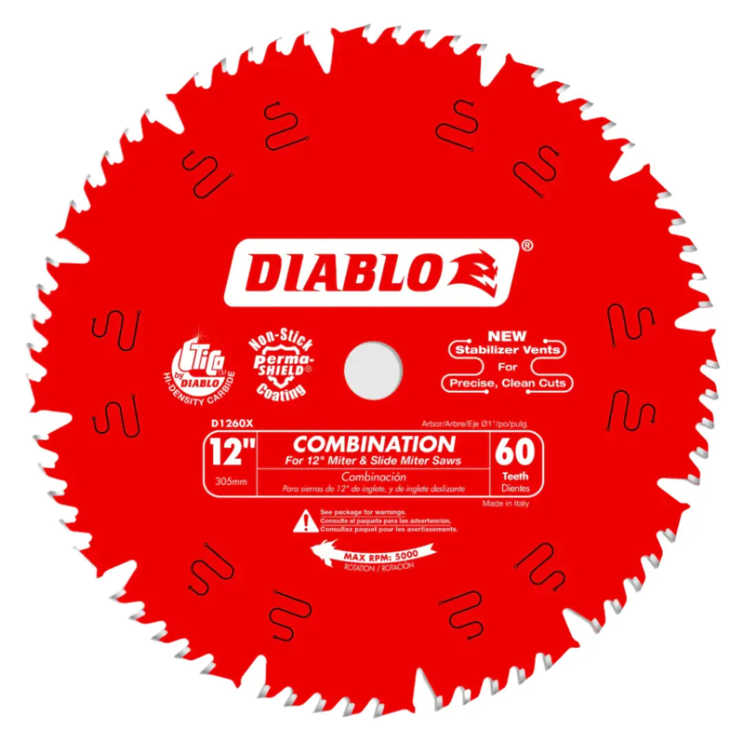 Diablo D1260X - 12" 60T Combination Saw Blade