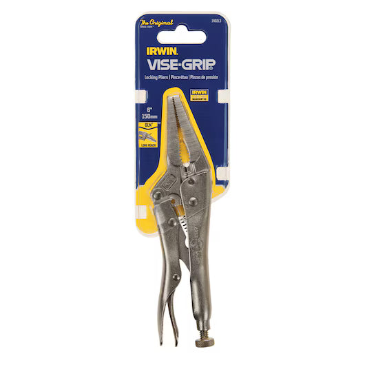 Irwin 1402L3 - 6" Long Nose Locking Pliers with Wire Cutter