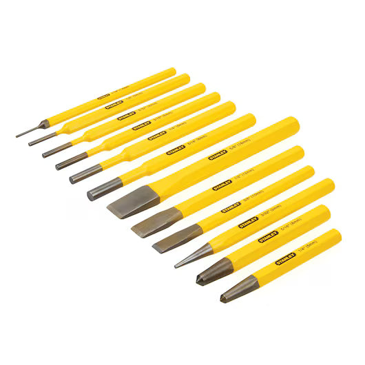 STANLEY 16-299 - 12 pc Punch & Chisel Kit