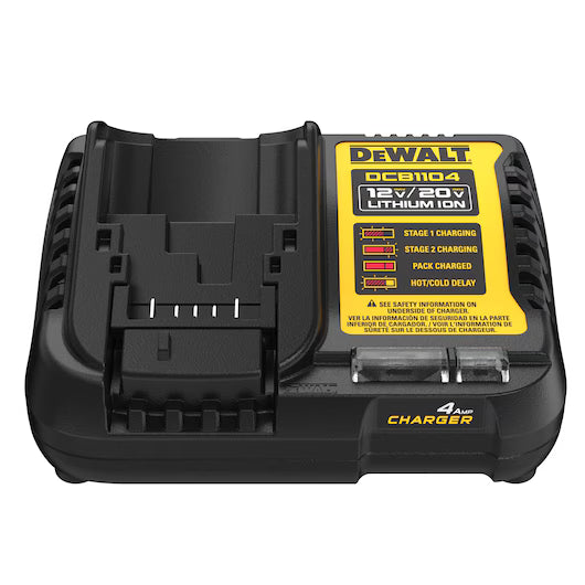 DeWalt DCB1104 - 12V MAX*/20V MAX*/FLEXVOLT® 4 Amp Charger