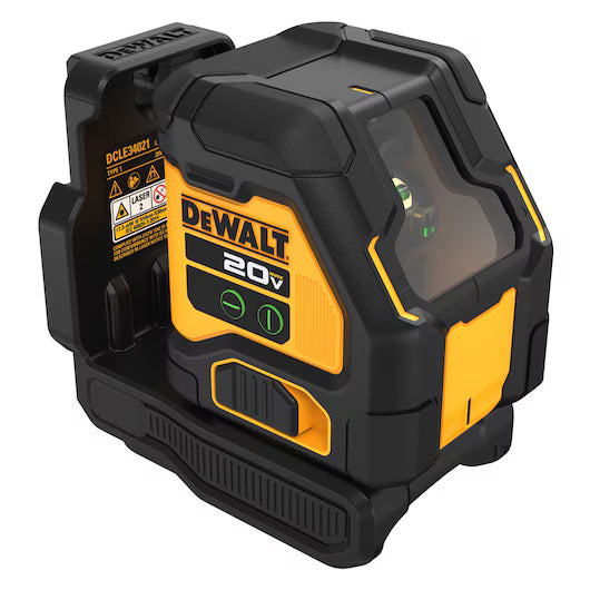 DeWalt DCLE34021B - 20V MAX* Green Cross Line Laser (Tool Only)