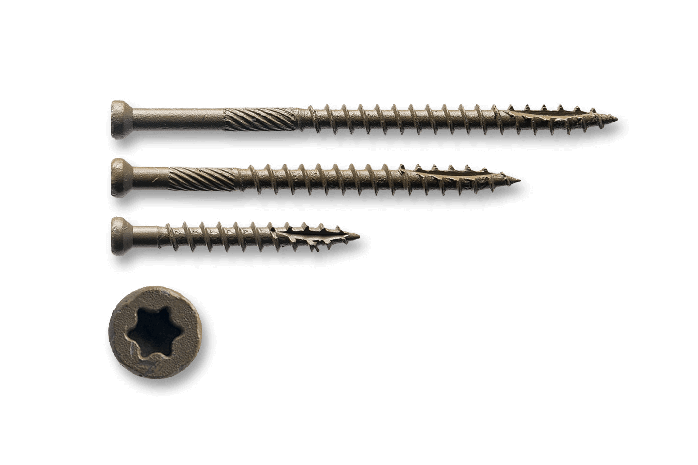 Big Timber 1FS73 - #7 by 3-inch T-10 Tiny Finish Head Screws-Exterior,(111 per Box)