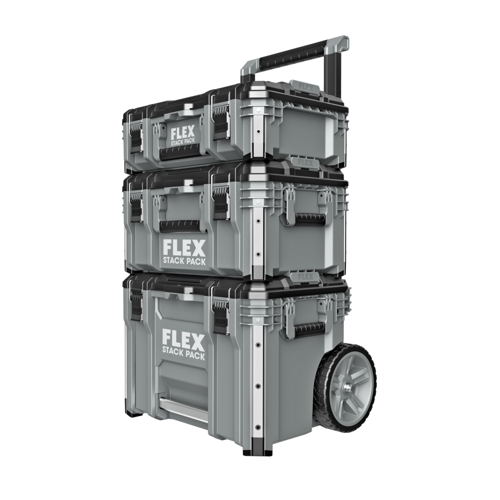 FLEX FSM1101-3 - STACK PACK™ 3-PC. STORAGE SYSTEM - Wise Line Tools