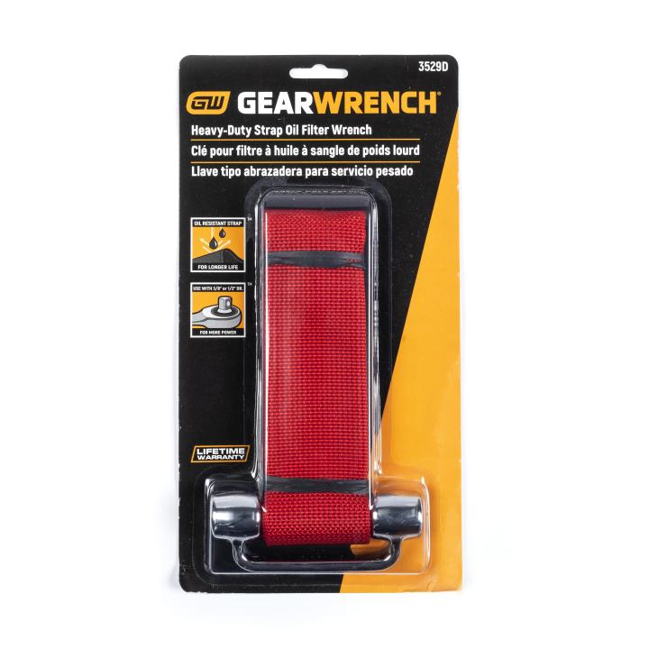 Gearwrench 3529D - 3/8" & 1/2" Drive Heavy-Duty Oil Filter Strap Wrench