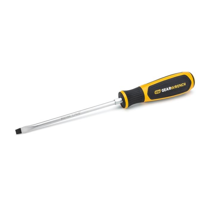 Gearwench 80014H - 1/4" x 6" Slotted Dual Material Screwdriver