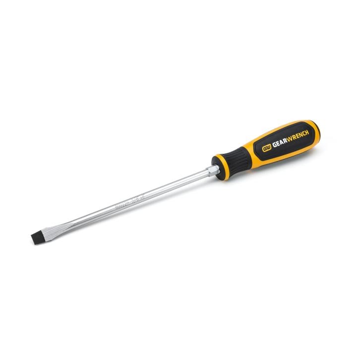 Gearwrench 80022H - 3/8" x 8" Slotted Dual Material Screwdriver