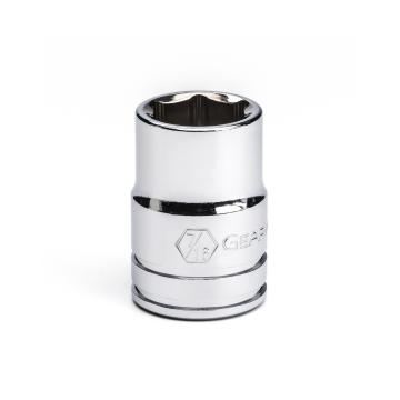 Gearwrench 3/8" Drive 6 Point Standard Depth Sockets Chrome Polish Metric/SAE