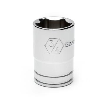 Gearwrench 1/2" Drive 6 Point Standard Depth Sockets Chrome Polish Metric/SAE