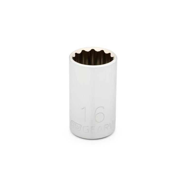 Gearwrench 80751 - 1/2" Drive 12 Point Standard Metric Socket 16mm
