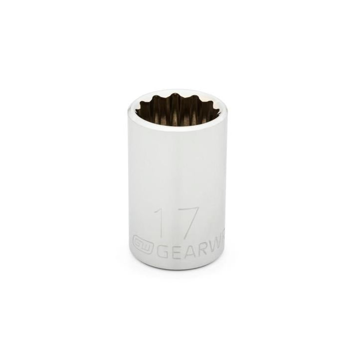 Gearwrench 80752 - 1/2" Drive 12 Point Standard Metric Socket 17mm
