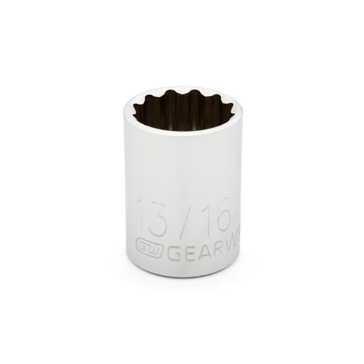 Gearwrench 80766 - 1/2" Drive 12 Point Standard SAE Socket 13/16"