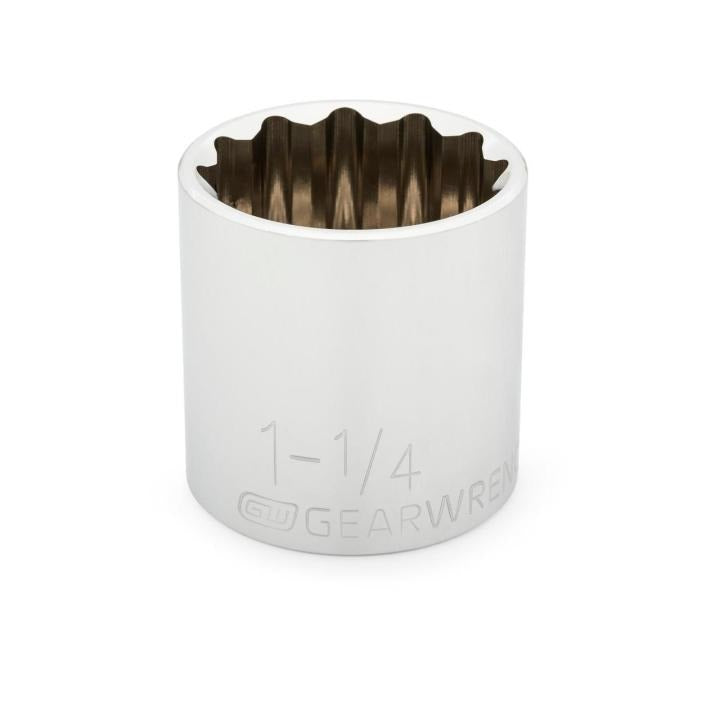 Gearwrench 80794 - 1/2" Drive 12 Point Standard SAE Socket 1-1/4"