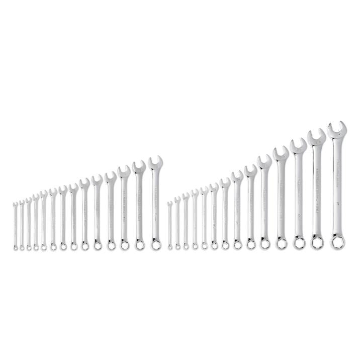 Gearwrench 81923 - 28 Piece 6 Point Combination SAE/Metric Wrench Set