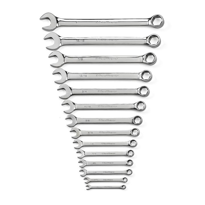 Gearwrench 81924 - 14 Piece 6 Point Combination SAE Wrench Set