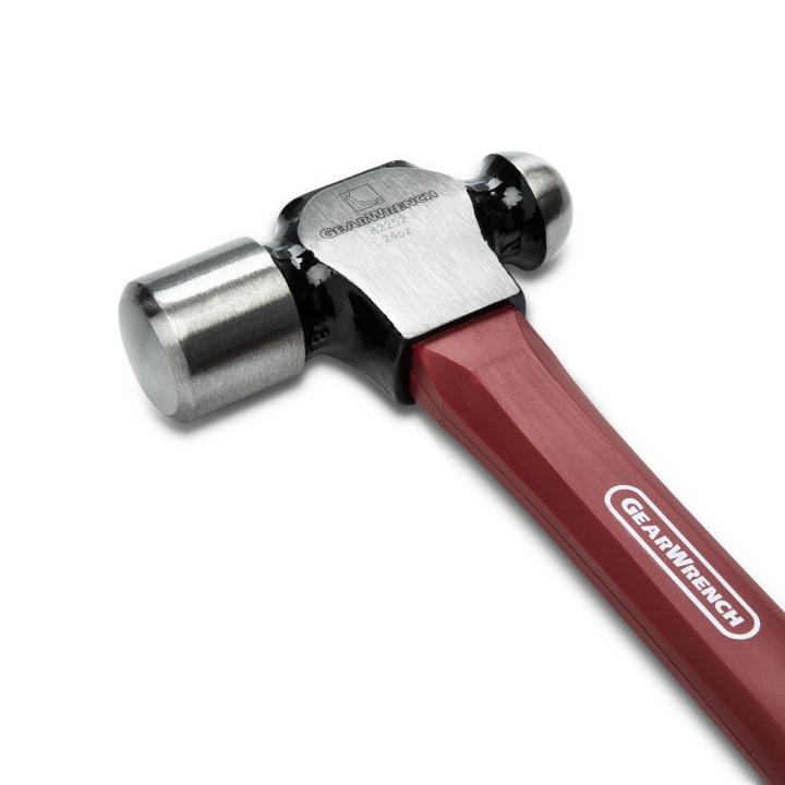 Gearwrench 82252 - 24 oz. Ball Pein Hammer with Fiberglass Handle