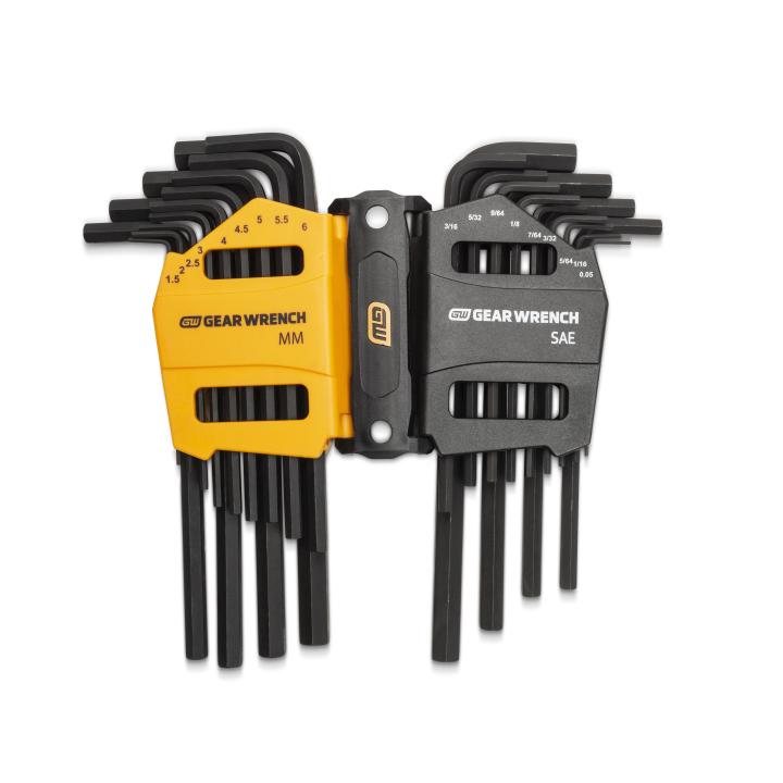 Gearwrench 83504 - 26 Piece Long Arm SAE/Metric Hex Key Set