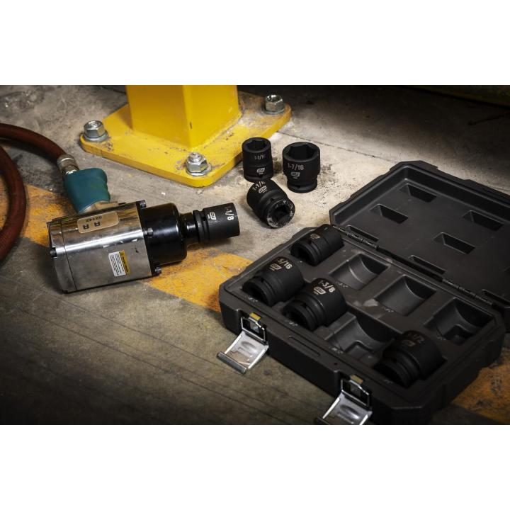 Gearwrench 84034 - 8 Piece 3/4" Drive 6 Point SAE Impact Socket Set