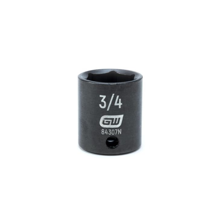 Gearwrench 84307N - 3/8" Drive 6 Point Standard Impact SAE Socket 3/4"