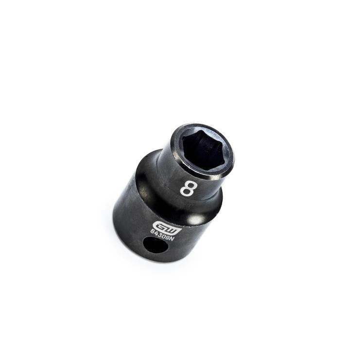 Gearwrench 84309N - 3/8" Drive 6 Point Standard Impact Metric Socket 8mm
