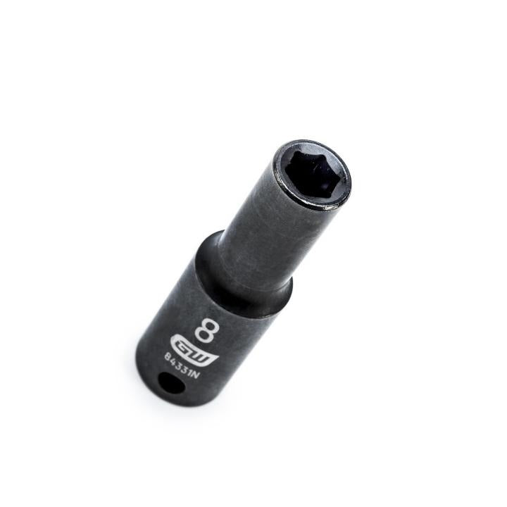 Gearwrench 84331N - 3/8" Drive 6 Point Deep Impact Metric Socket 8mm