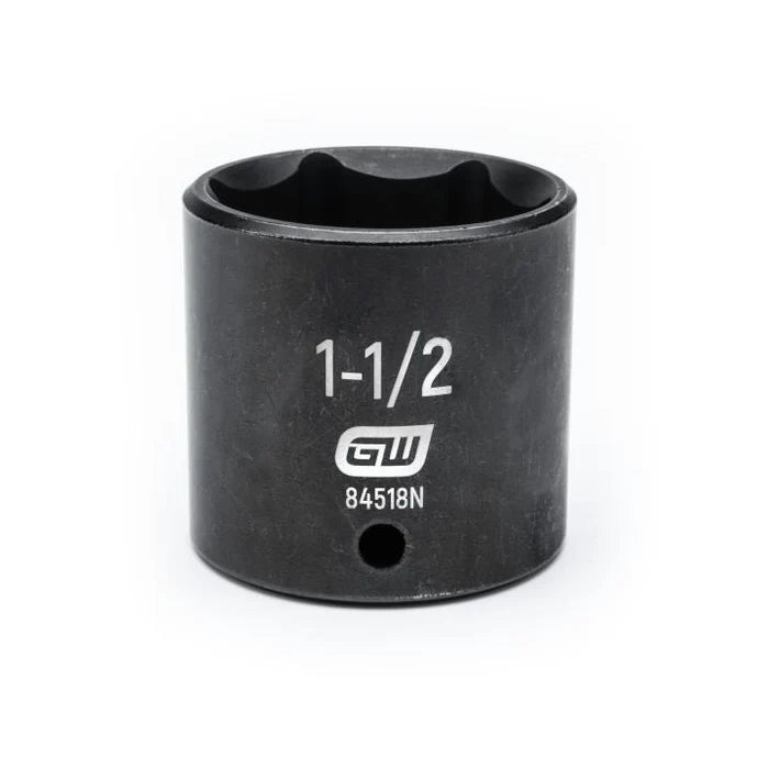 Gearwrench 84518N - 1/2" Drive 1-1/2" 6 Point Standard Depth Impact Socket