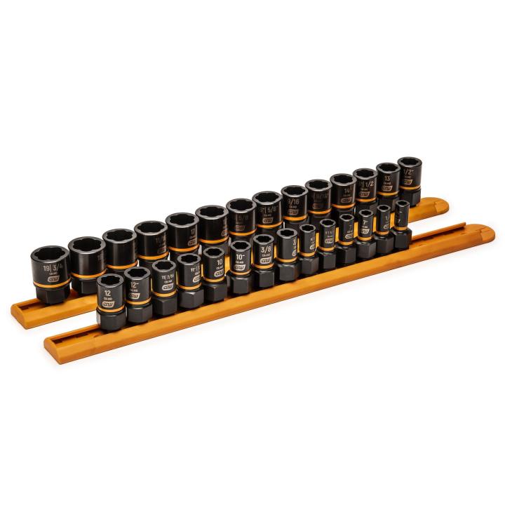 Gearwrench 84784 - 28 Piece 1/4" & 3/8" Drive Bolt Biter™ Impact Extraction Socket Set