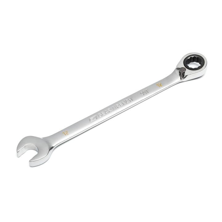 Gearrwench 86612 - 12mm 90-Tooth 12 Point Reversible Ratcheting Wrench