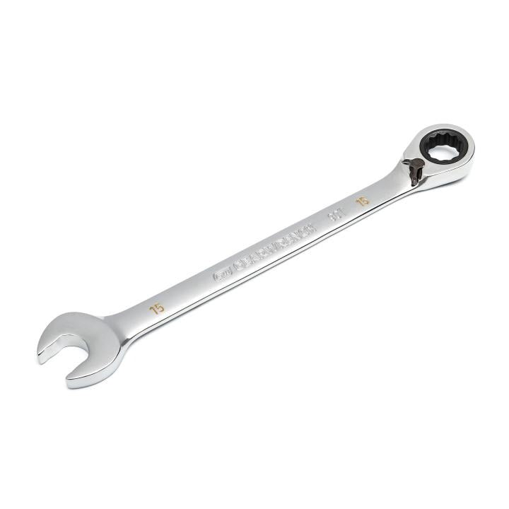 Gearwrench 86615 - 15mm 90-Tooth 12 Point Reversible Ratcheting Wrench