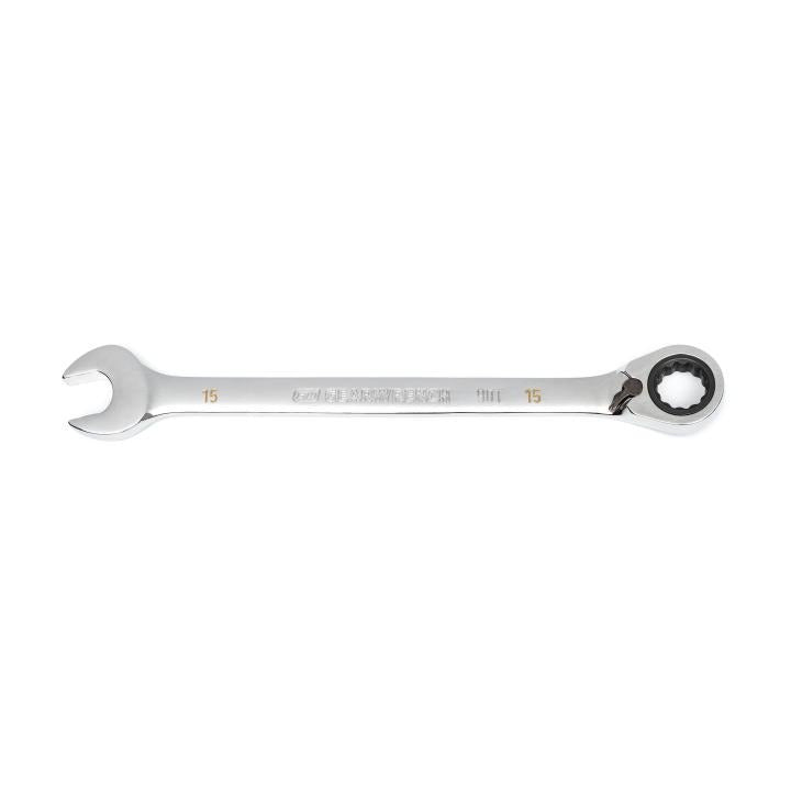 Gearwrench 86615 - 15mm 90-Tooth 12 Point Reversible Ratcheting Wrench