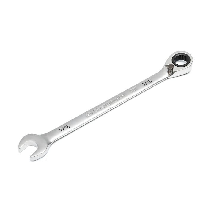 Gearwrench 86644 - 7/16" 90-Tooth 12 Point Reversible Ratcheting Wrench