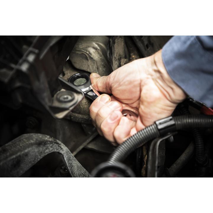 Gearwrench 86850 - 10 Piece 90-Tooth 12 Point Metric Stubby Ratcheting Combination Wrench Set