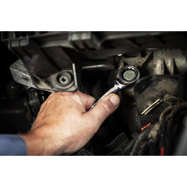 Gearwrench 86858 - 7 Piece 90-Tooth 12 Point SAE Stubby Ratcheting Combination Wrench Set